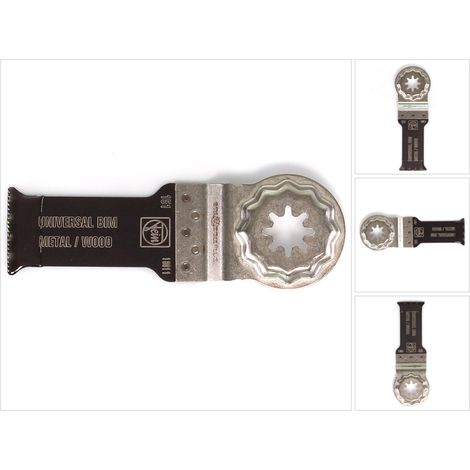 FEIN E-Cut Universal Starlock Plus Hoja de sierra para madera y metal - 60x28 mm - 63502151210