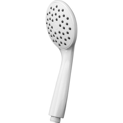 Croydex White Shower Head Handset Easy Clean - Nero (1/4)