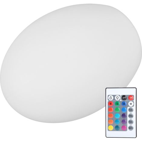 Lampe LED rechargeable USB 16 couleurs avec télécommande, éclairage extérieur étanche, veilleuse décorative 14x19cm (1/5)