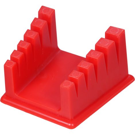 Soporte de sujeción de alambre para soldadura/brazado fuerte de ABS para banco de trabajo, con clip de retención para alambre de silicona de 30-12 AWG.