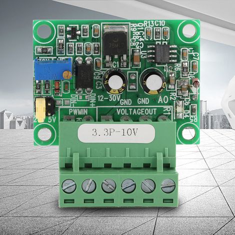3,3-V-PWM-Signal auf 0-10-V-Spannungswandler D/A Digital-Analog-SPS-Modul (1/5)