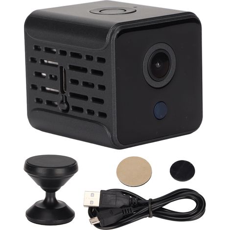 Caméra WiFi Mini 1080P HD Vision Nocturne Portable pour Surveillance Extérieure et Domestique (1/5)