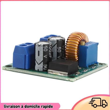 Module de convertisseur DC-DC Boost - DILWE - 3V-35V - Efficacité 94% - 80W - Intérieur (1/4)