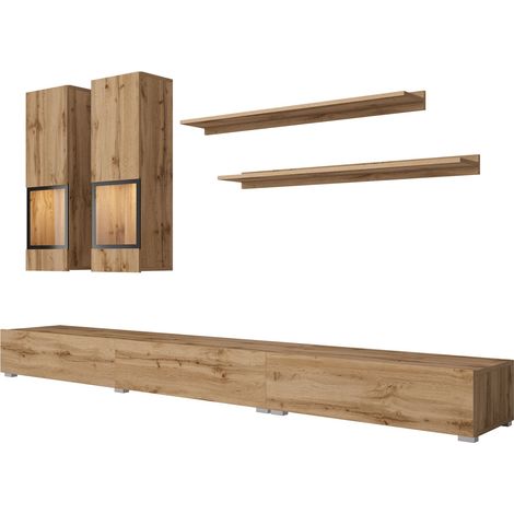 Conjunto de salón Serodeu 100, Roble wotan