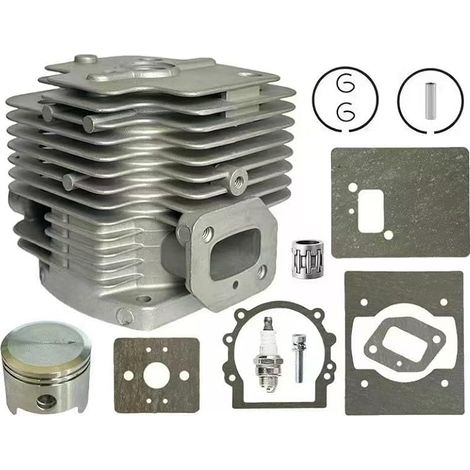 Kit piston 48 mm A130001000 P021002983 P021002984 Cylindre pour Echo Shindaiwa Sac à dos souffleur EB633RT pour Echo PB-750T PB-751H PB-751T PB-755 PB-755H PB-755T Sac à dos BB Inférieur