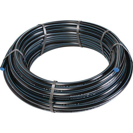 Outile – Tuyau polyéthylène haute densité PEHD Ø 25 mm – Longueur 10 mètres – Pression 20 bars – Résistant à la corrosion et fissuration (1/4)