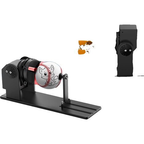 Modulo a rulli rotanti laser, struttura in alluminio, supporta cilindri da 1 a 130 mm, supporta sfere da 4 a 200 mm, velocità di 6000 mm/min, angolo regolabile a 180°. (1/5)