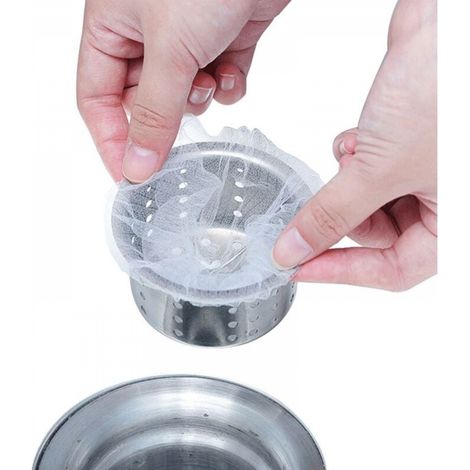 Filtre D'ÉVier Anti-Obstruction De Cuisine Sac À Ordures À RÉSidus De Vidange De Vaisselle À Couper À ÉGouttoir 200pcs (1/5)