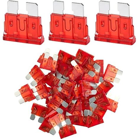 ATC-10 Fuses de lame standard pour voiture et camion 10A 50pcs (1/5)