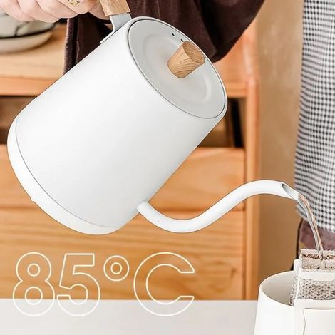 Bouilloire électrique - MARQUE - 1000W - Acier inoxydable 304 - 800 ml - Contrôle de température (1/4)