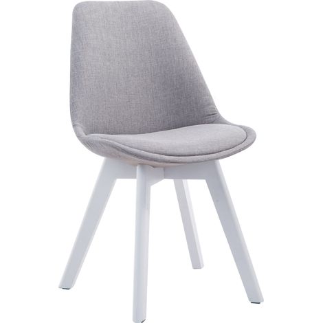 Sedia Borneo Tessuto V2 grigio bianco (1/5)