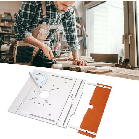 Machine H8 en alliage d'aluminium et bakélite pour le fraisage, le chanfreinage et le détourage des bords table de travail multifonctionnelle à levage pour le travail du bois sur panneaux inversés t (1/5)