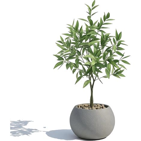 Künstlicher Eukalyptusbaum, realistisches Design, pflegeleicht, 70cm (1/2)
