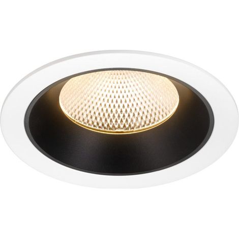 Spot encastré Numinos XL blanc/noir 2700K - 40 deg - 1009930