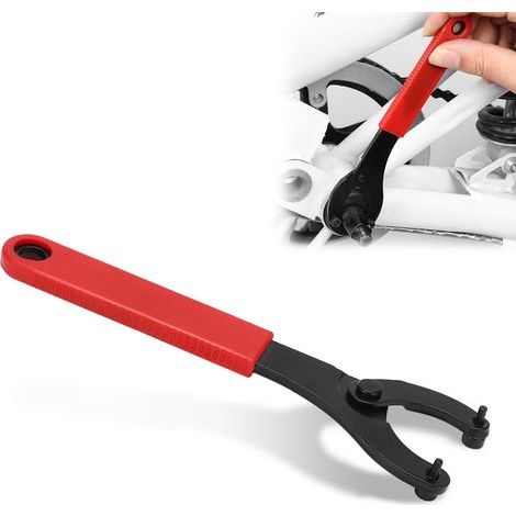 Clé de Pédalier de Vélo, Clé à Molette Réglable Outil de Réparation Moyeu de Roue de Vélo Cône d'essieu Clé de Volant D'inertie de Vélo Clé Numéro Huit Outil de Réparation (1/5)