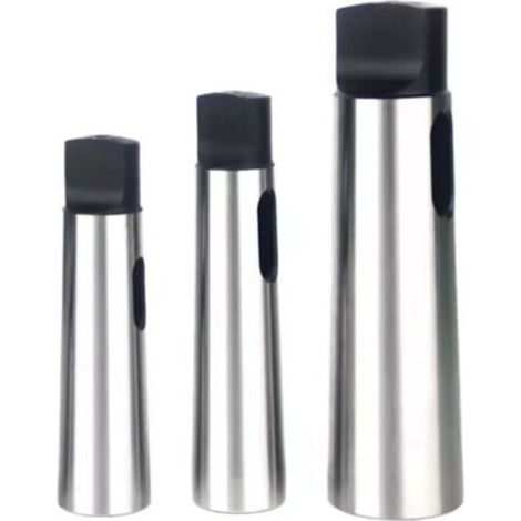 Lot de 3pcs Cône Morse douille de perçage Réduction adaptateur pour tour de fraisage (MT1 à MT2, MT3 à MT2, MT3 à MT4)