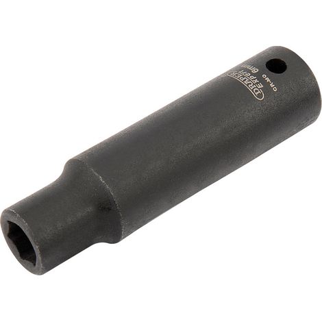 Draper Expert HI-TORQ® 6mm Deep Impact Socket – 1/4" Drive, Metric, Heavy-Duty Deep Socket for Impact Wrenches (1/5)