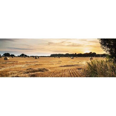 Tableau sur toile campagne 30x97 cm - Impression sur Toile Murale Décorative - Image imprimée en HD sur Toile - Toile sur Châssis en Bois FSC - Fabriqué en France (1/5)
