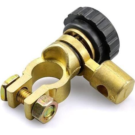 Coupe Circuit Batterie 12V, Interrupteur Terminal Connexion, Cosses Batterie 12V pour Voiture Camion Bateau Véhicule 15-17mm (1/4)