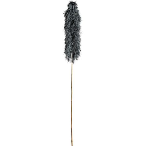 Branche décorative bohème bleu pétrole en raphia élégant - Bleu pétrole naturel raffiné (1/4)