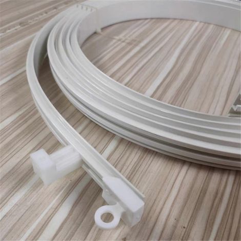 Rail de plafond flexible de 5 m pour rideaux, séparateur de pièce (1/4)