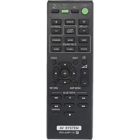 Télécommande pour barre de son Sony, télécommande de remplacement RM-ANP115 pour barres de son HT-CT370, HT-CT770 et SA-CT370 (1/5)