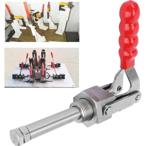 Llave de carraca de liberación rápida GH36224 MSS, mecanismo de tracción y empuje, acero inoxidable, capacidad de carga 318 kg / 701,1 lb (1/5)
