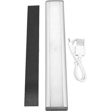Bewegungsmelderleuchte, 2 Modi, Helligkeit einstellbar, magnetisch, USB-Ladefunktion, LED-Schrankleuchte mit Bewegungsmelder, Kaltweiß