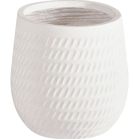 Blumenkübel LIVADIA 20 cm Cremeweiß