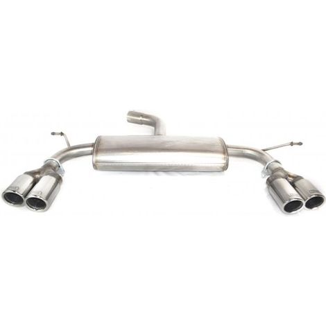 Silencieux Duplex Echappement Inox Ulter VW Touran 2003 a 2010 2x70mm-36956520