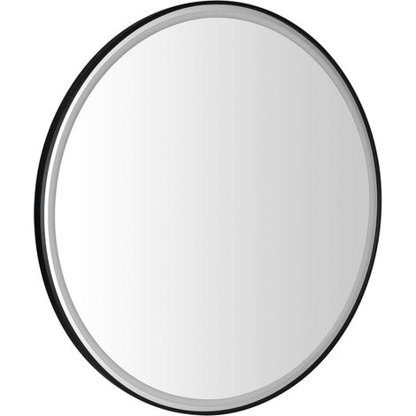 Sapho - Kadris Spiegel mit LED-Beleuchtung, Durchmesser 100 cm, mattschwarz KD100 (1/5)