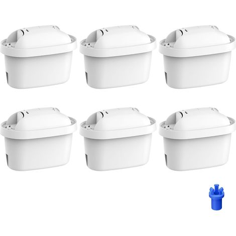 Cartouche Filtrante Eau - Compatible Marella Style Elemaris - Réduit Chlore Et Métaux Lourds - Lot De 6 (1/5)