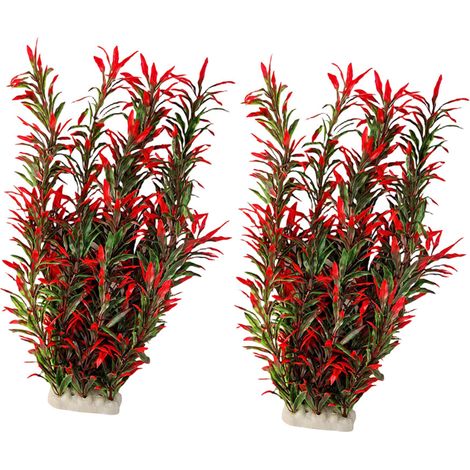 Piante acquatiche realistiche, 2 set, gladiolo rosso