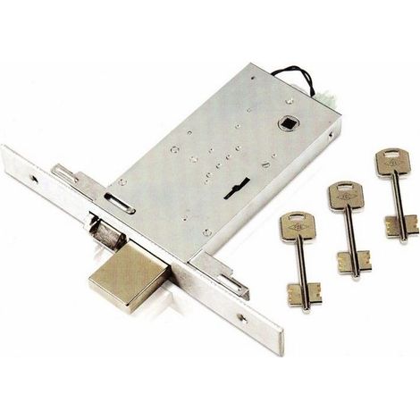 SERRATURA ELETTRICA DA INFILARE "6903/SA" FEB MISURE 70MM PER PORTE E CANCELLI