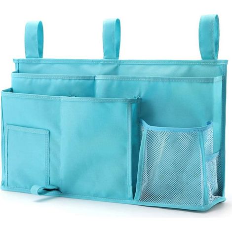 Organisateur De Lit - Sac De Rangement Suspensé Pour Lit Superposé - Compatible Avec Lits À Balustrade, Lits D'Hôpital, Lits D'Enfant Et Fauteuils - 1 Pièce (1/5)