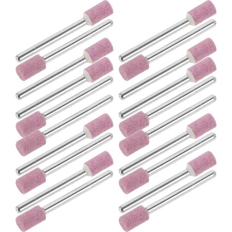 50 Pcs Embouts de Ponçage en Alliage de Zinc et Pierre à Aiguiser Rose, Forme Pointue, Meule à Meuler Raffinée, Installation Facile pour Outils Rotatifs (1/5)