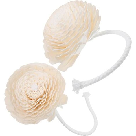 Lot de 2 diffuseurs de parfum à bâtonnets pour la maison, avec fleurs artificielles décoratives. (1/5)