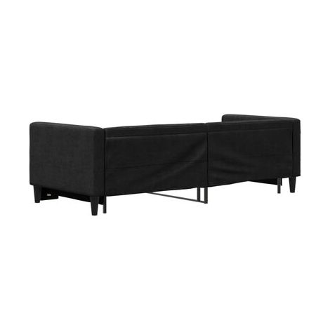 Lit de jour avec lit gigogne (matelas non inclus) 80 × 200 cm, meuble de chambre, design contemporain, montage facile (1/5)