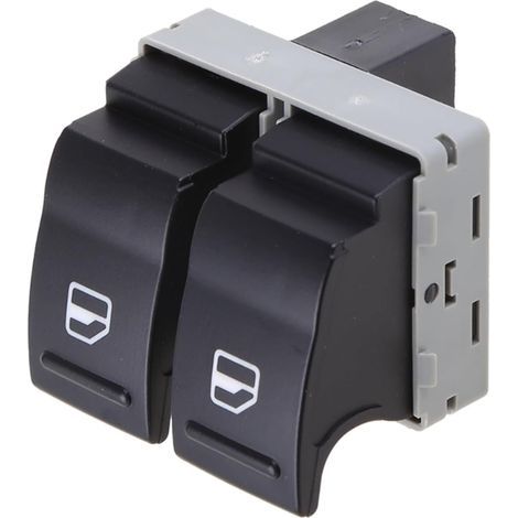 Bouton de commande de fenêtre de voiture Lève-vitre électrique de voiture, serrure de porte électrique pour interrupteur de commande principal, pour Volkswagen pour T5 (1/4)