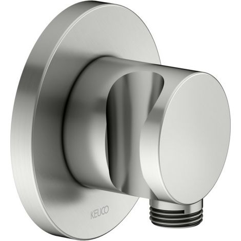 KEUCO Schlauchanschluss mit Brausehalter, Rosette rund,