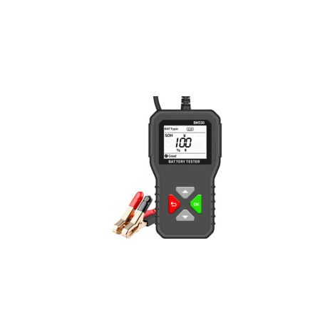 Tester per batterie auto 6V 12V 24V, BM550 100-2000 CCA 2-200Ah Tester per alternatore automobilistico Analizzatore digitale di batterie per auto/camion/moto/ATV/SUV/barca/yacht - Crezuo