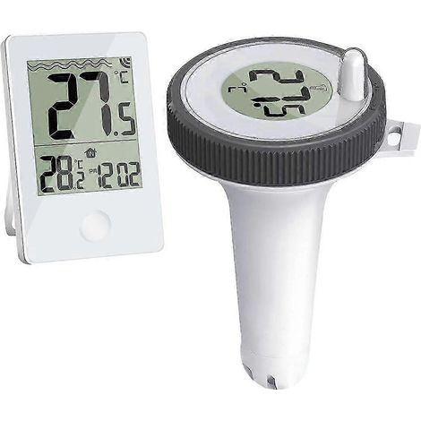 Thermomètre flottant pour piscine, lecture facile, thermomètre numérique pour piscines et spas (1/5)
