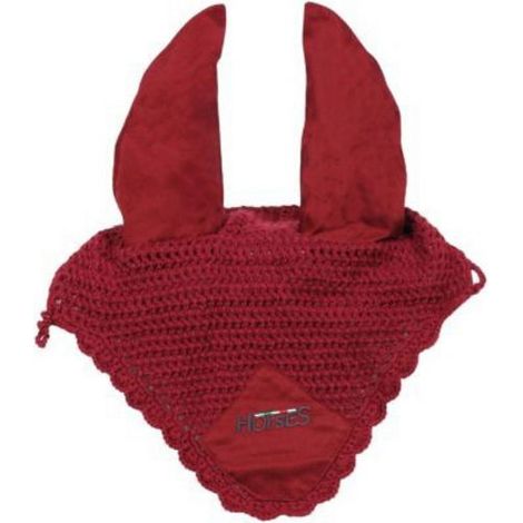 Full, Rosso: Cuffia per cavalli in morbido cotone modello Easy (1/5)