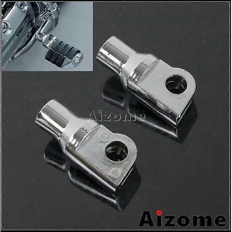 Motorrad-Fußrasten-Adapter (männlich) für Harley Softail Super Low Road King Street Glide Wide Glide FLS FLS-- (1/4)