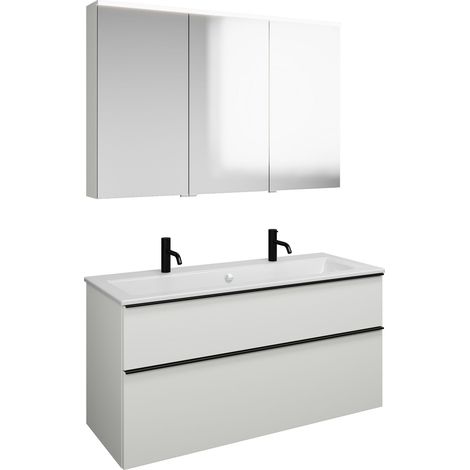 burgbad Eqio Set, bestehend aus Spiegelschrank rechts,