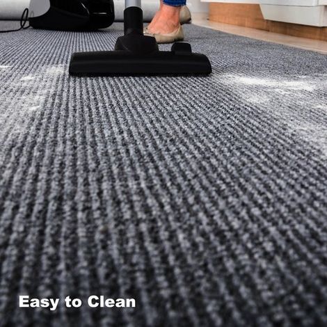 Tapis de porte intérieur et extérieur 50 x 80 cm, tapis épaissi et durable, imperméable avec fond antidérapant, gris foncé, toutes saisons