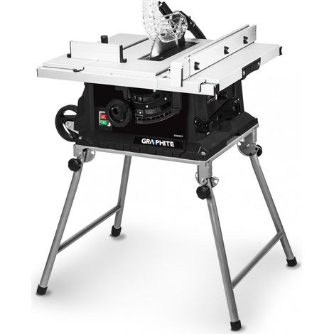 Table saw 1600W, 254/30 mm, folding table (1/5)
