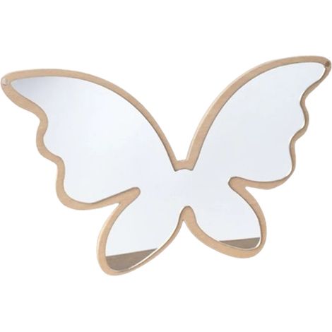 Miroir Acrylique Anti-cassure - Forme Lapin Papillon - Décoration Murale Chambre Enfant - Lot de 1 (1/5)