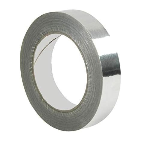Aluminum Foil Sealing Tape for Double Honeycomb Sheets 50M Sealing Insulation Silver Adhesive Tape (1/4)