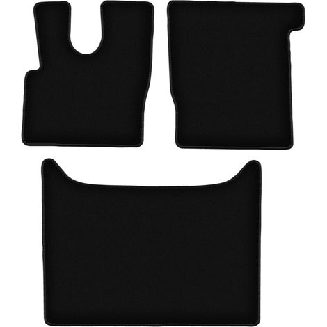 Tapis de sol en velours noir BASIC pour Daf XF 106 Automatique (2017) (1/5)